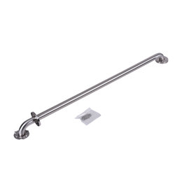 DB8742P_h.jpg - Dearborn® 1-1/4" x 42" Stainless Steel Grab Bar w/ Concealed Flange, Peened Finish