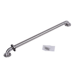 DB8936P_h.jpg - Dearborn® 1-1/2" x 36" Stainless Steel Grab Bar w/ Concealed Flange, Peened Finish