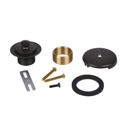 K27AB_h.jpg - Dearborn® Conversion Kit, One-Hole Faceplate, Uni-Lift Stopper with Antique Bronze Finish Trim