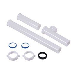 P9100GEB_h.jpg - Dearborn® 1-1/2" x 15" Disposer Kit For GE®, Bagged