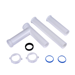 P9100TB_h.jpg - Dearborn® 1-1/2" Telescopic Disposer Kit For In-Sink-Erator®, Bagged