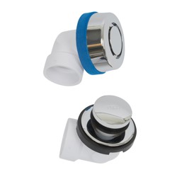 P9950-CP.jpg - Dearborn® True Blue® PVC Half Kit, Touch Toe Stopper, with Test Kit, Chrome